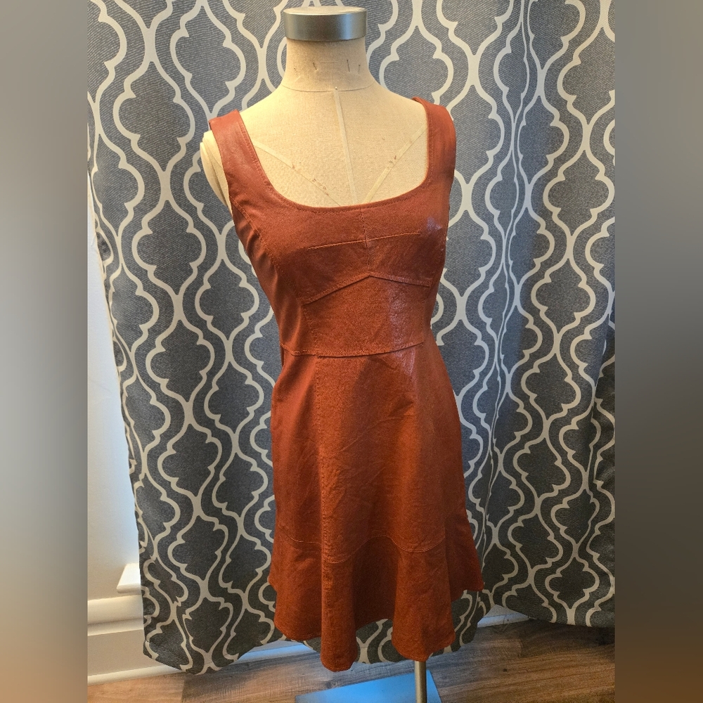 Nanette Lepore sleeveless Leather Dress